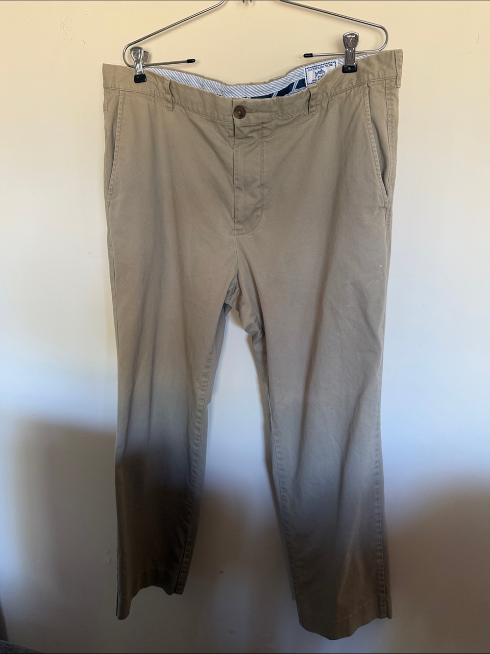 Southern Tide Straight Leg Pants, The Skipjack, in Khaki
